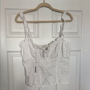 NWT Reformation 100% Linen Top
